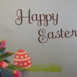 Espresso Brown Script and a Pink Easter Egg Espresso Brown Script and a Pink Easter Egg