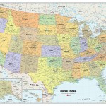 A classic Map of the USA with peel and stick dry-erase convenience An educational and fun teachers gift from WallPops