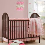 Ready to hang nursery chandelier with tiers of pink butterflies