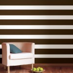 Striped wall decals make a beautiful Fall decor idea