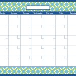 WallPops Dry-Erase Calendar by Jonathan Adler with a Links pattern