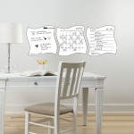 3-Piece Dry-Erase organizer from WallPops