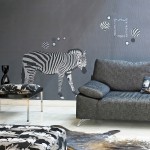 Sassy zebra art from WallPops wall decals