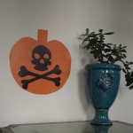 WallPops DIY Halloween idea Jack O Lantern