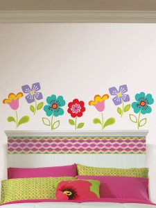 Flower wall art decals by WallPops