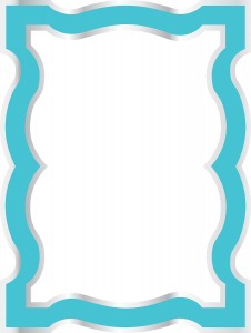 Queen Anne Blue Dry-Erase Message Board by Joanthan Adler for WallPops A designer message board by Jonathan Adler for WallPops with shimmering silver accents