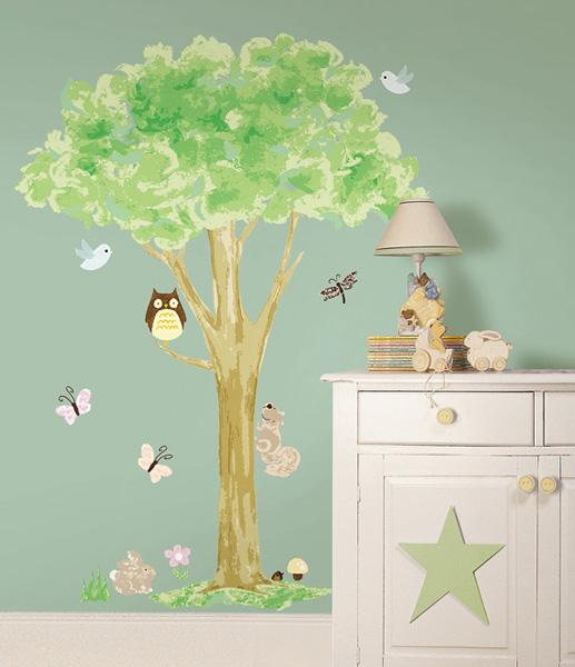 Tree House Wall Art Decal Kit Nursery Decor IDea