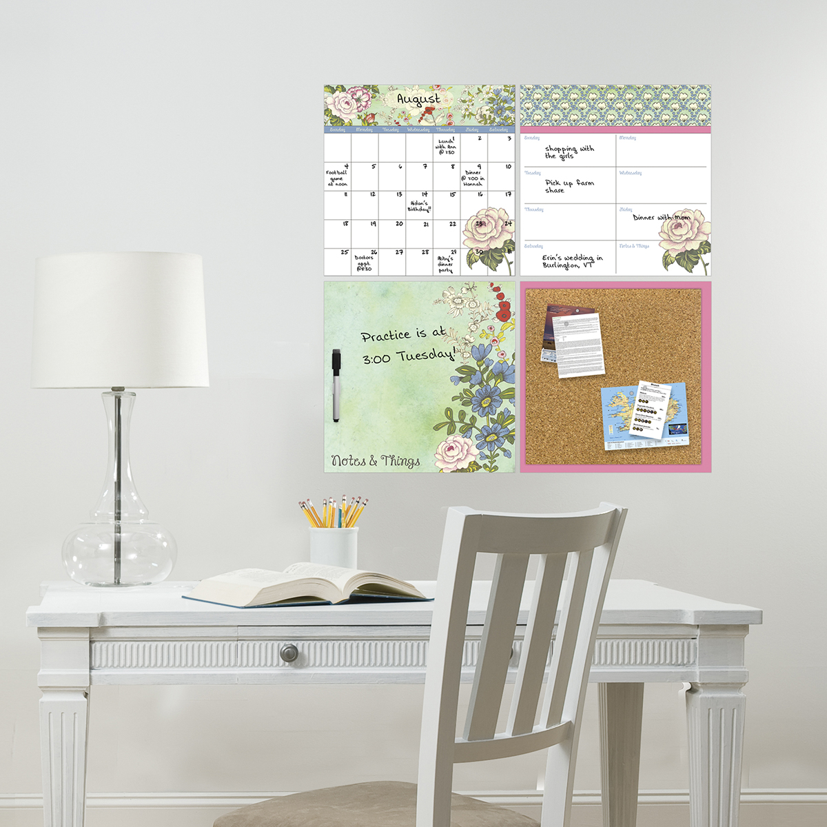 calendar decal dry erase calendar
