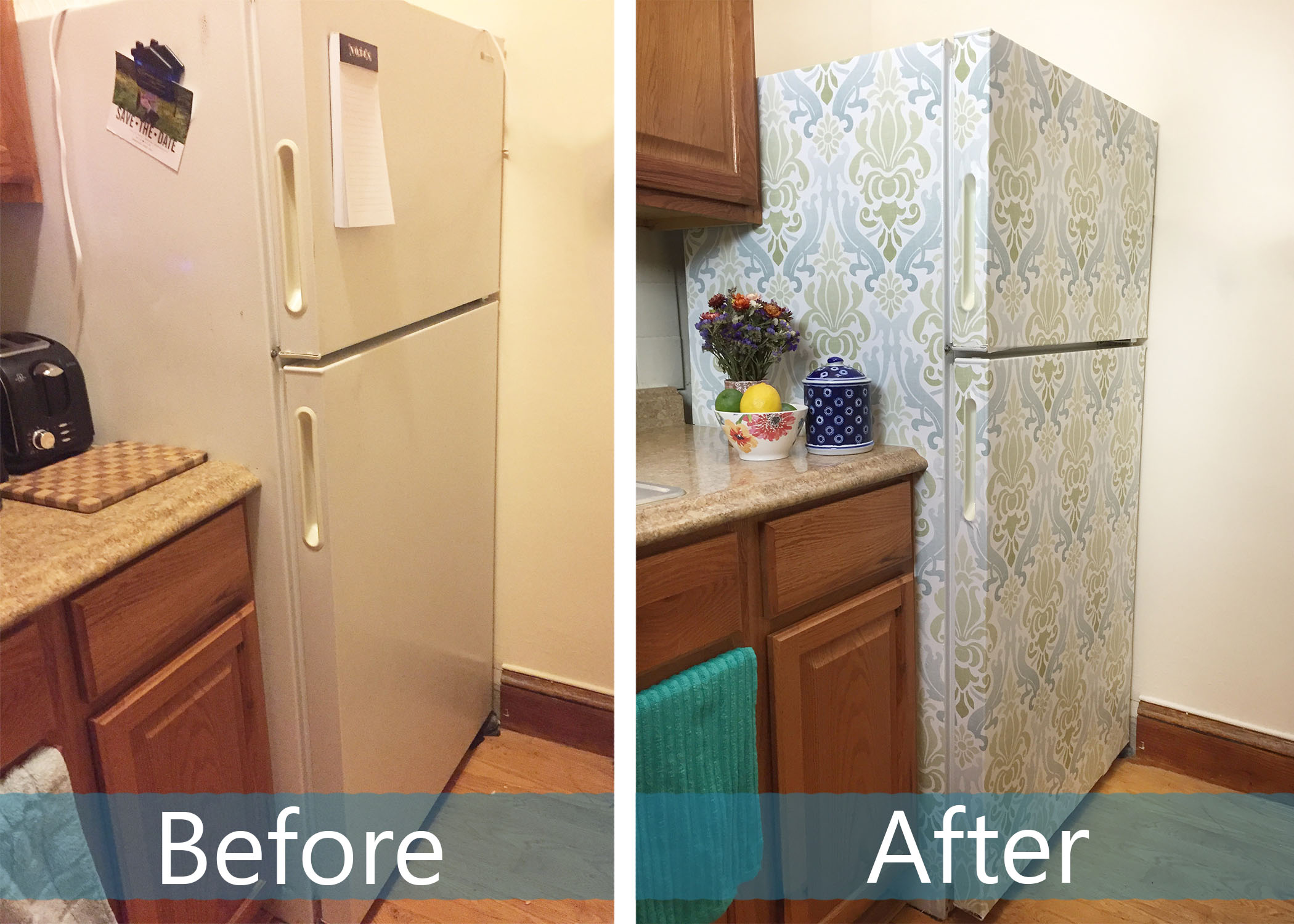 Fridge Before and After