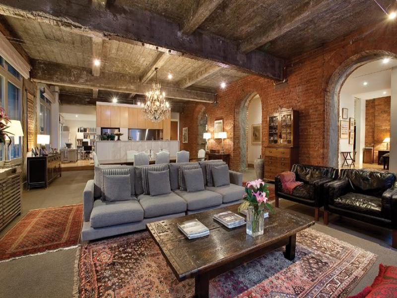 Warehouse conversion into stylish and glam loft
