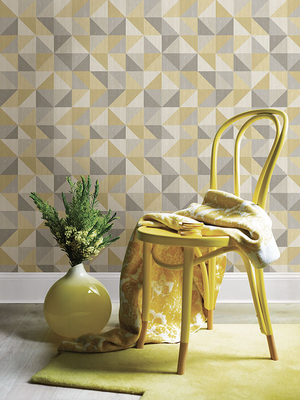 geometric wood peel and stick wallpaper