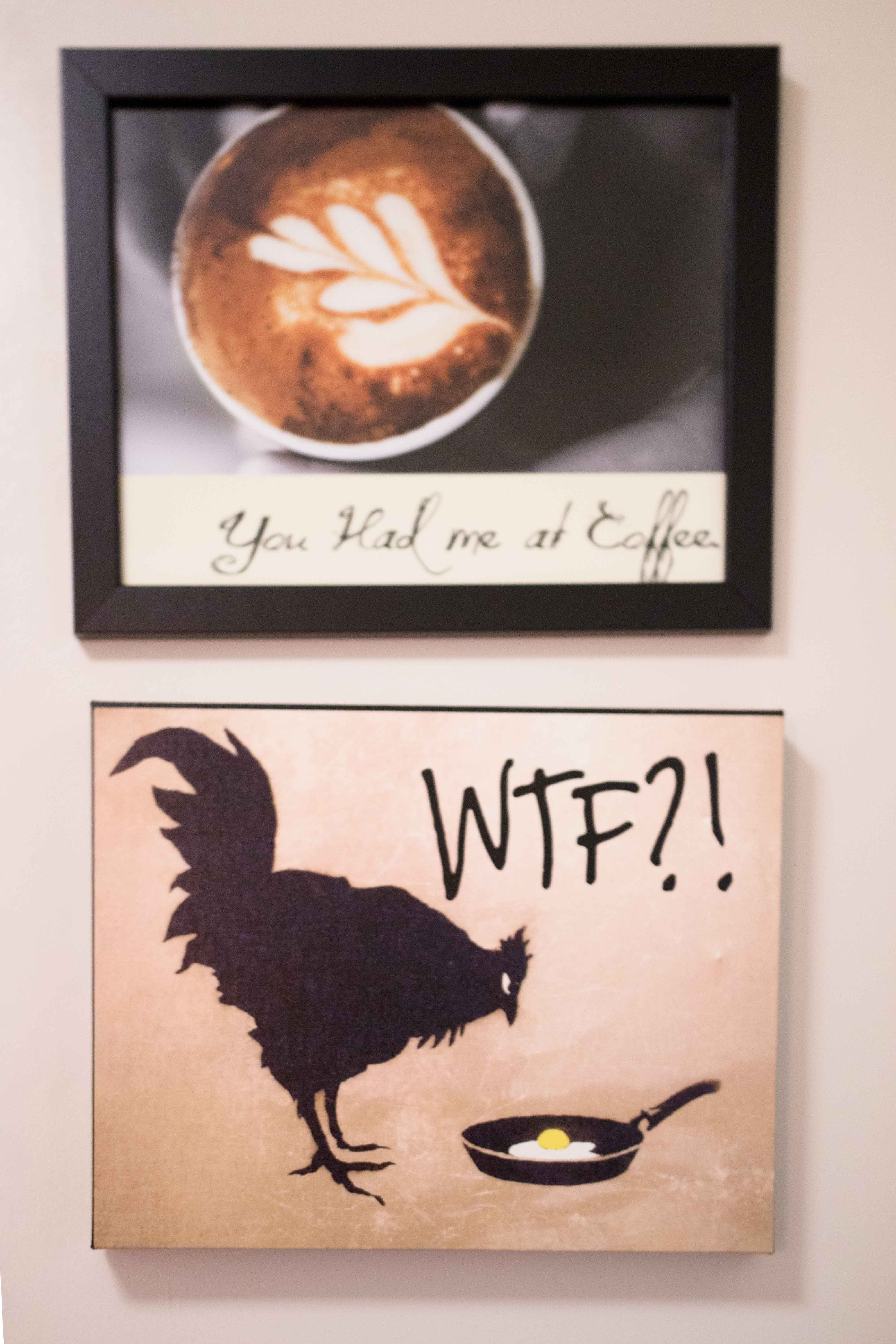 funny chicken wall art