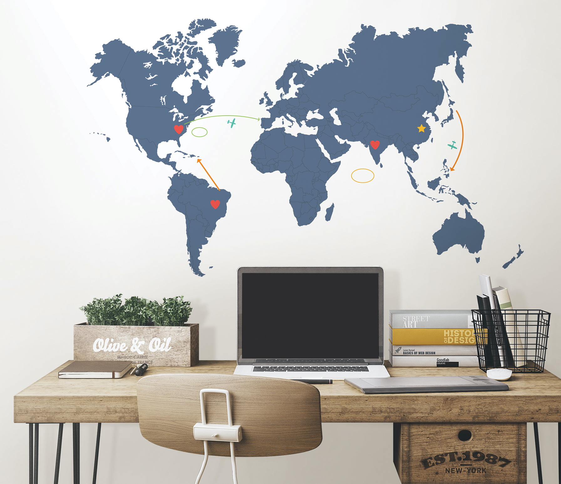 Wallpops World Tour - Design Inspirations from Across the Globe - PopTalk!