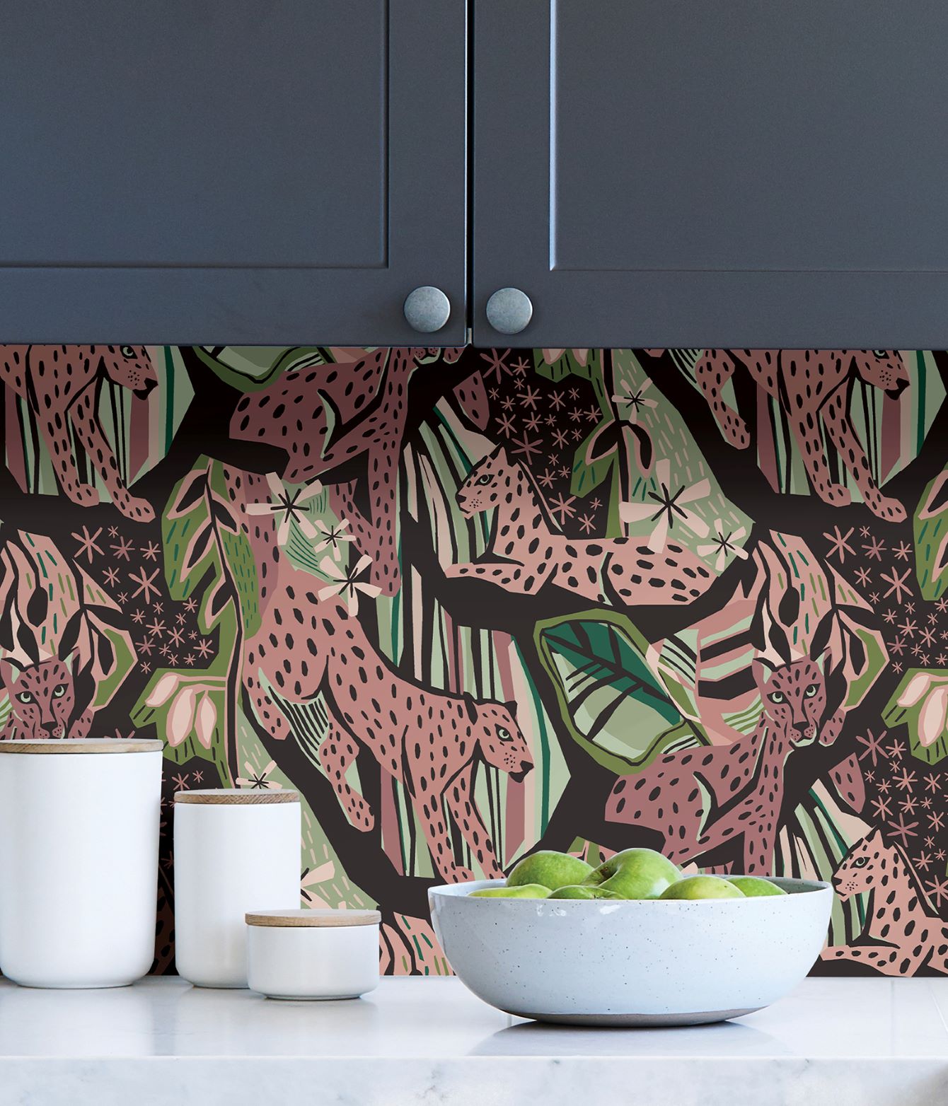 More is More – Maximalist Peel and Stick Wallpapers by Masha Volnova of