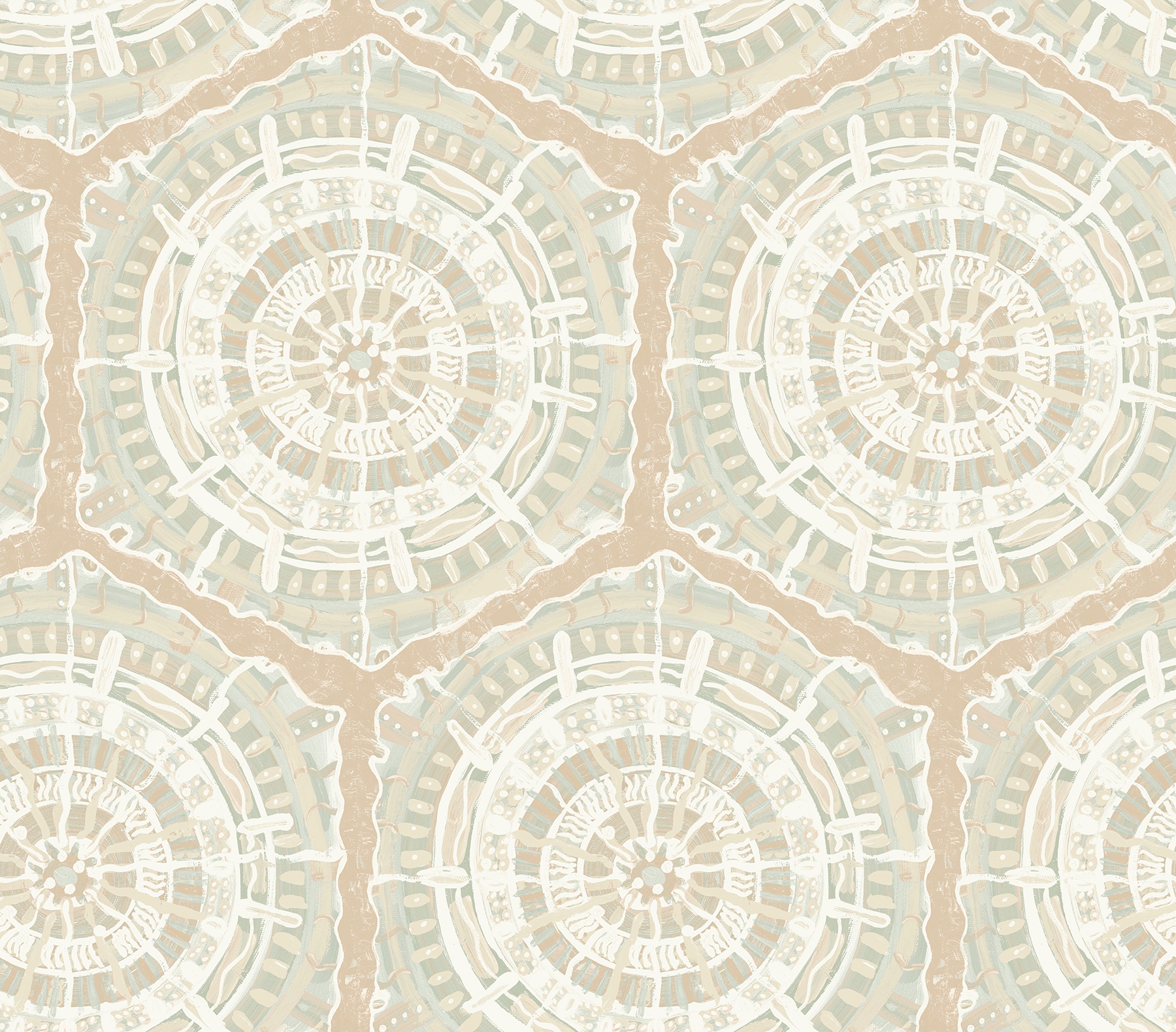 Emulate the warm glow of the sun in your home with this stunning geometric wallpaper by Lisa Whittington. The hexagonal design is outlined using a fresh peach hue, shimmering accents throughout the piece adding warmth to your space. Peach Harmony Peel and Stick Wallpaper comes on one roll that measures 20.5 inches wide by 18 feet long.